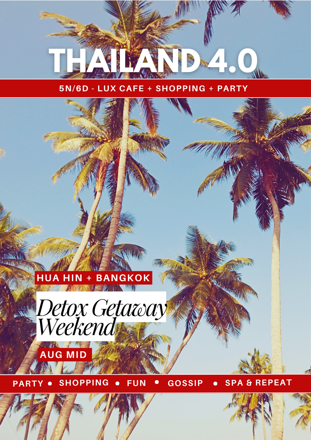 Bangkok Hua Hin | Thailand | Detox Getaway 4.0 Aug