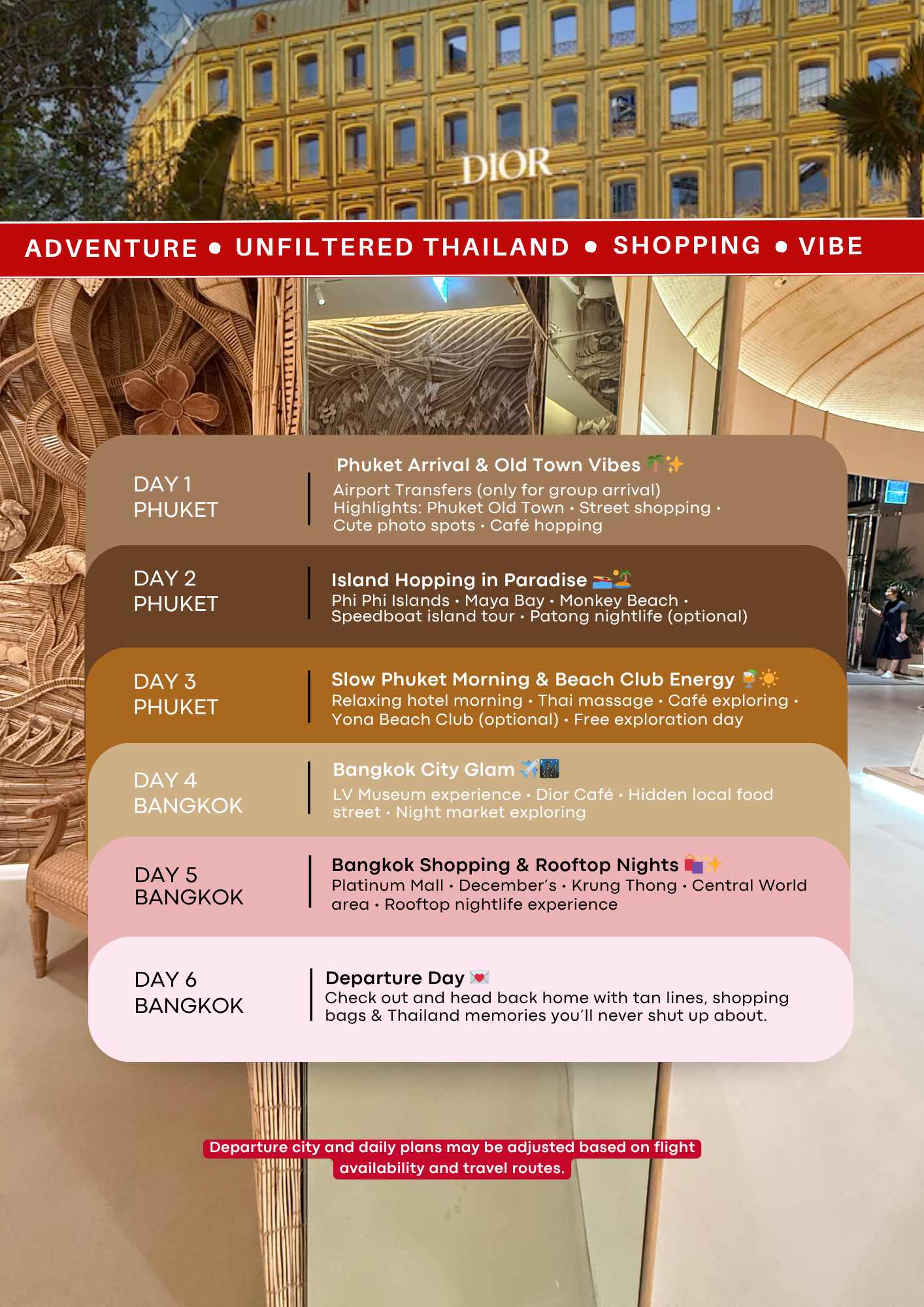Bangkok Phuket | Thailand | Detox Getaway 3.0 Aug