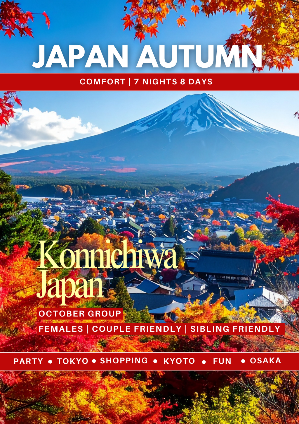 JAPAN Mixed Group | Comfort | October