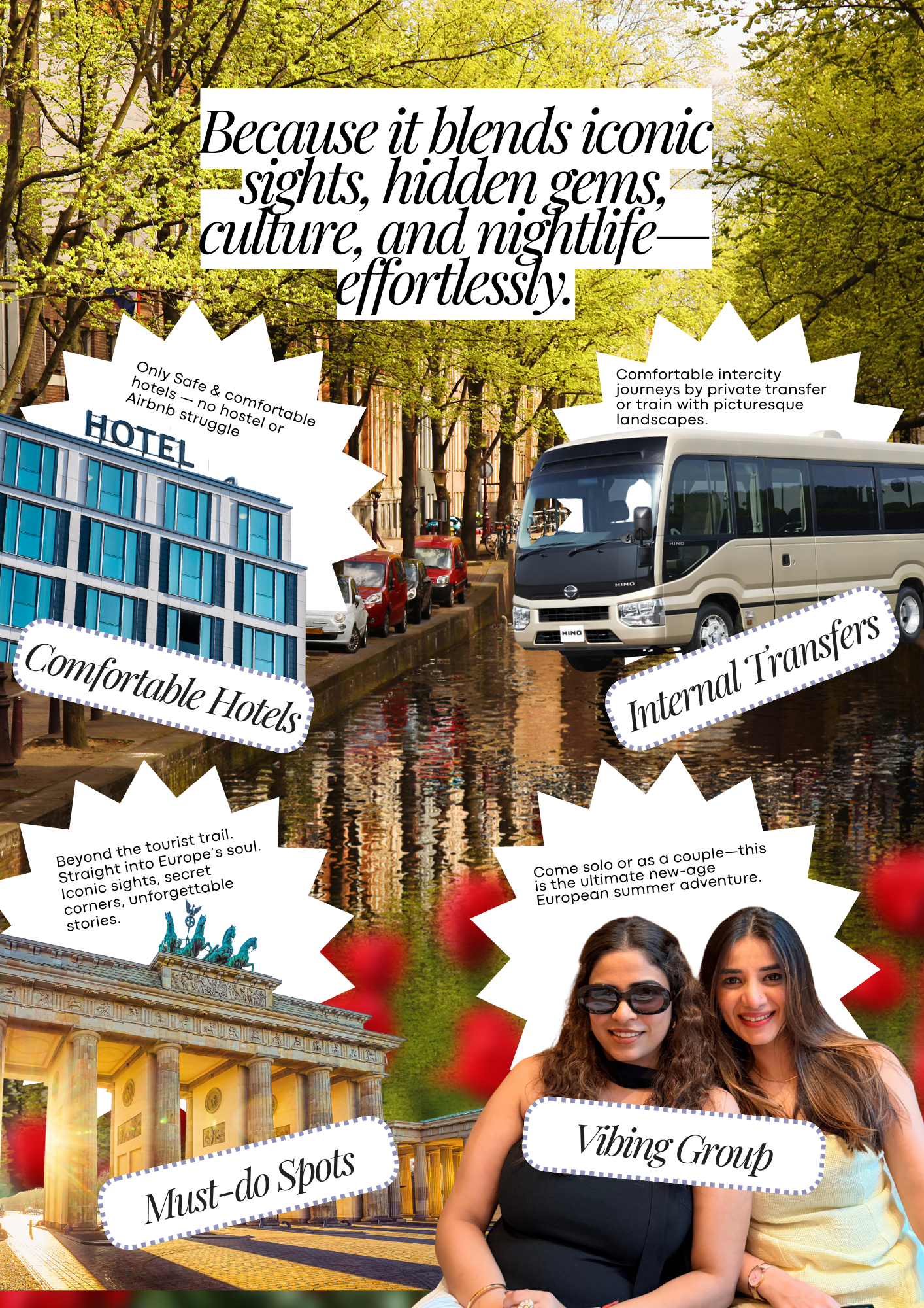 EUROPE | Amsterdam + Berlin + Prague + Budapest  | Mixed Group | MAY