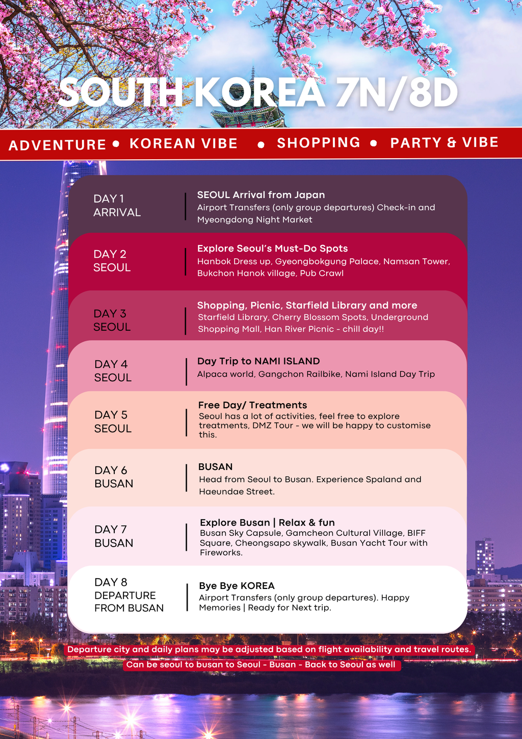 Japan & South Korea | Mixed Group | December Special