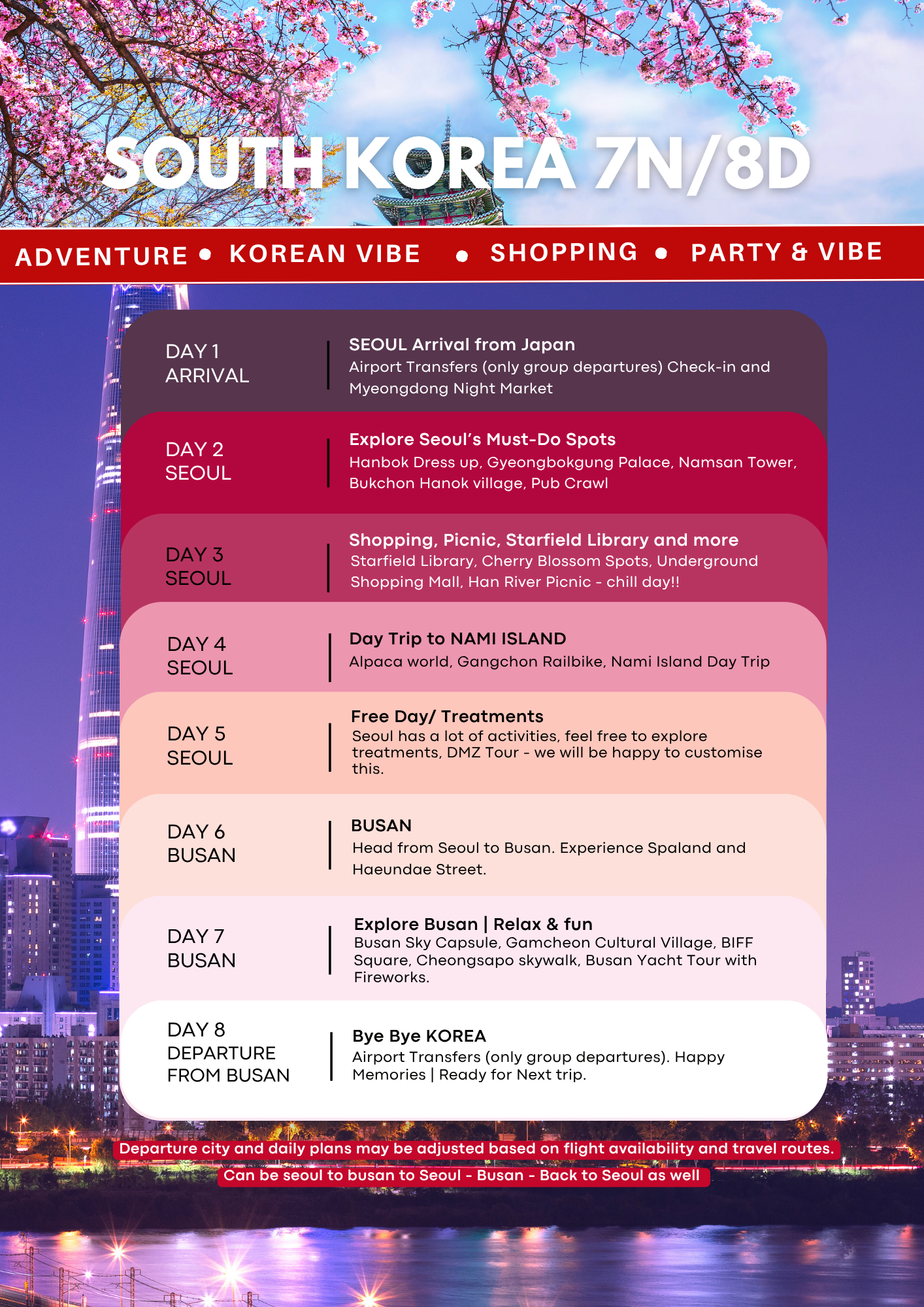 Japan & South Korea | Mixed Group | December Special