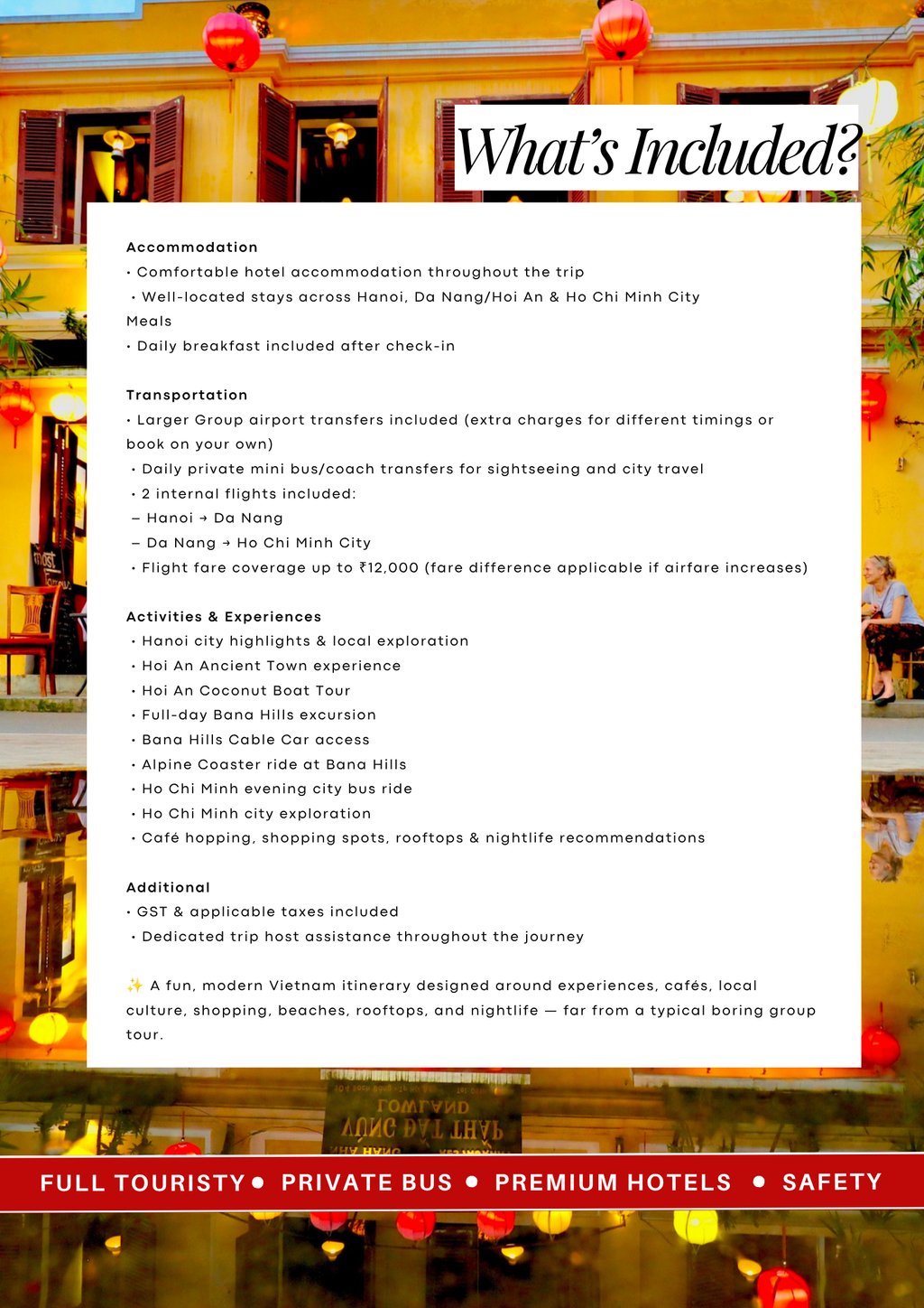 Vietnam | Hanoi - Da Nang - Ho Chi Minh | Group Trip