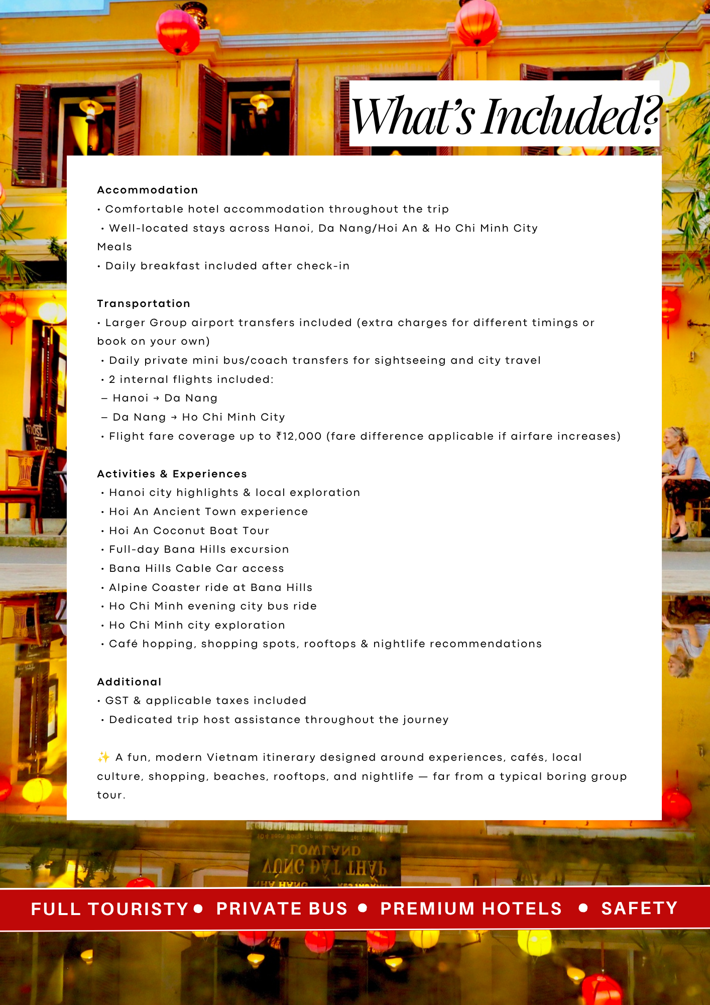 Vietnam | Hanoi - Da Nang - Ho Chi Minh | Group Trip