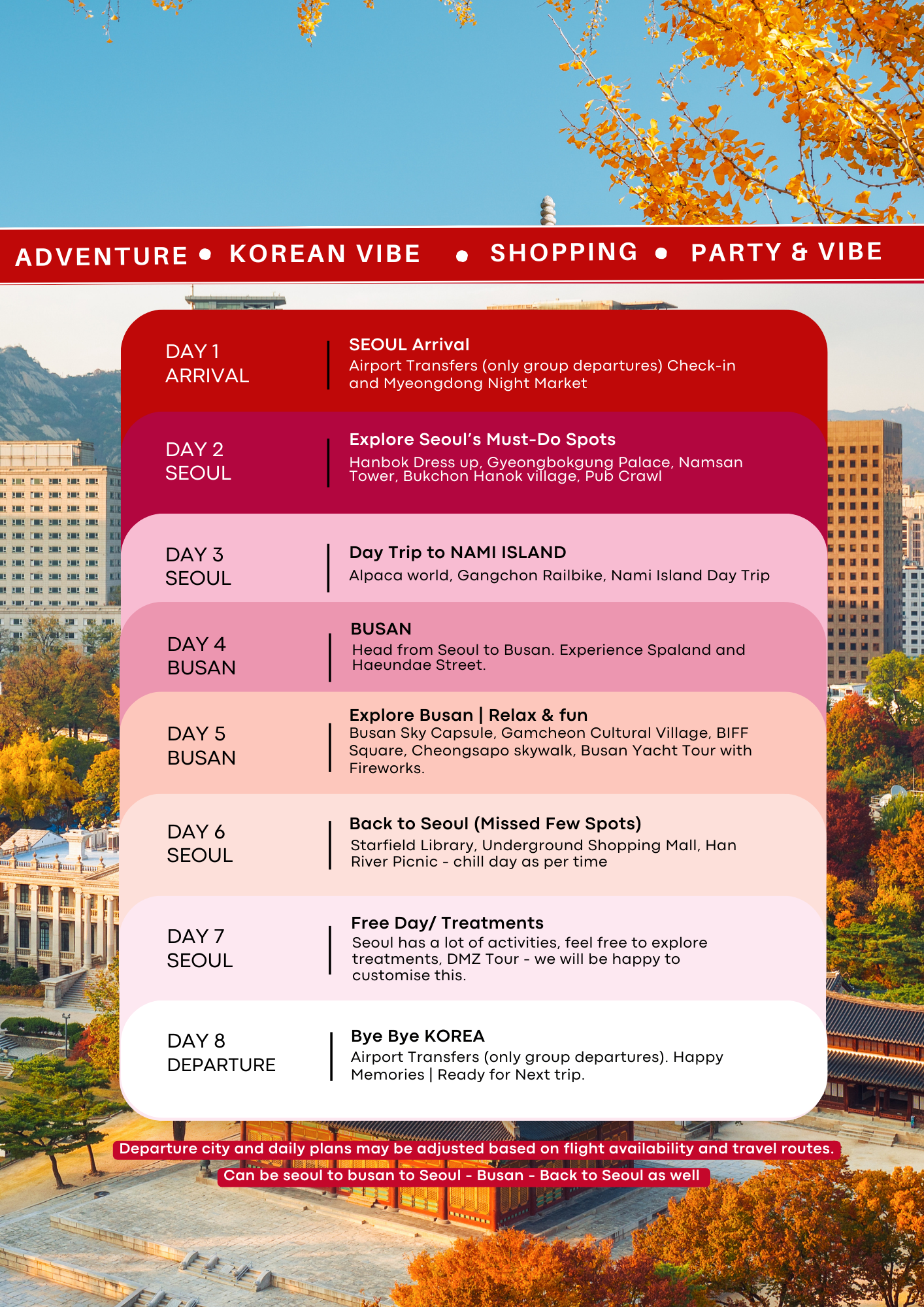 South Korea Mixed Group | Comfort | May-June