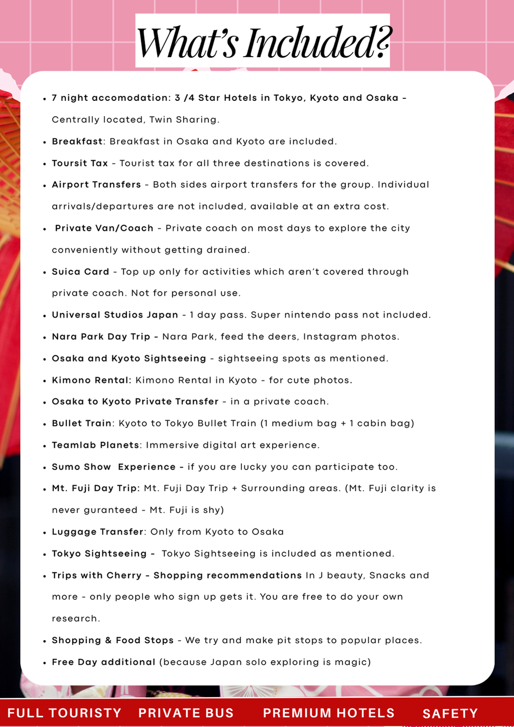 JAPAN Mixed Group | Comfort 1.0 | April