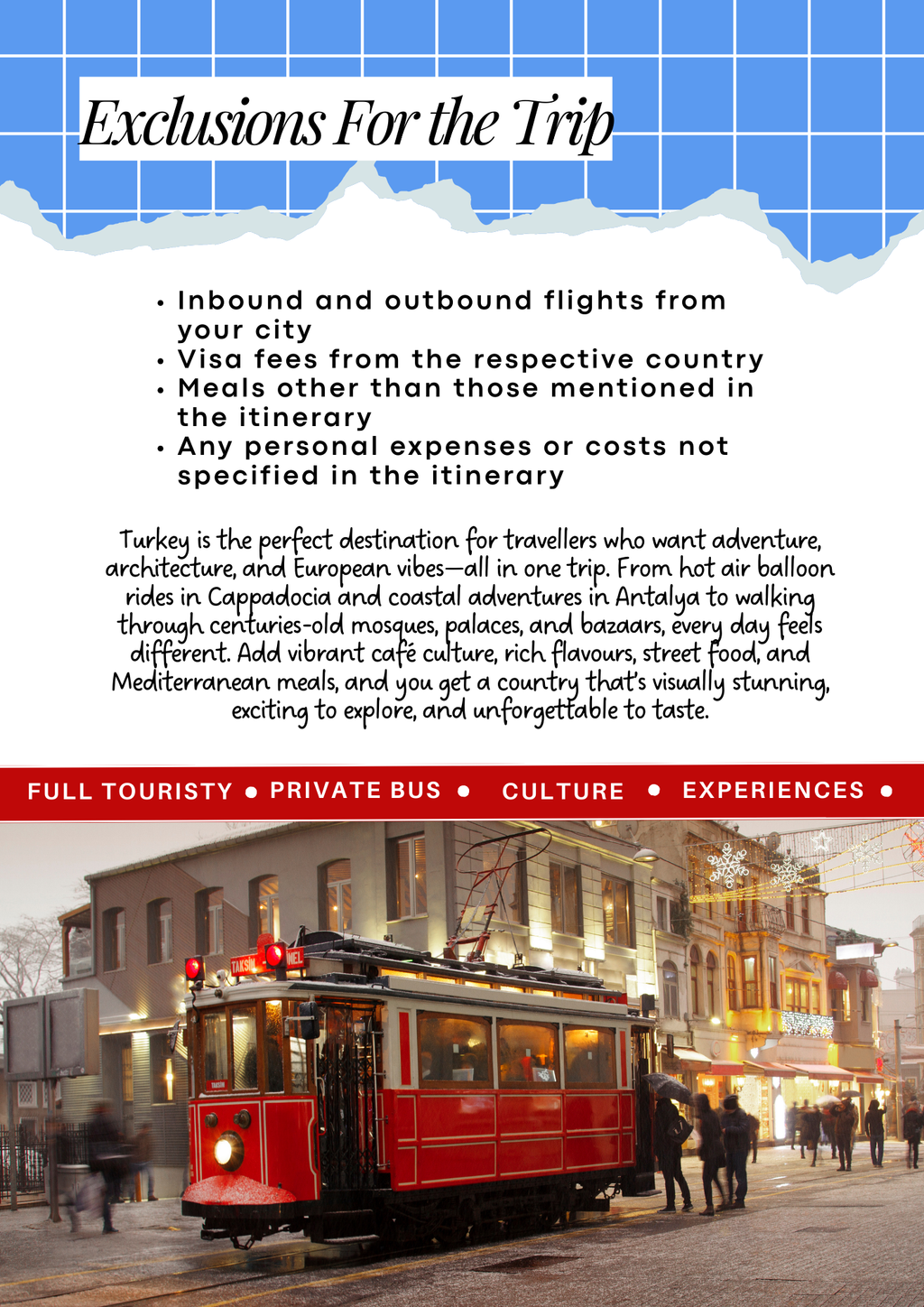 Turkey Mixed Group | Open for All | Open Dates
