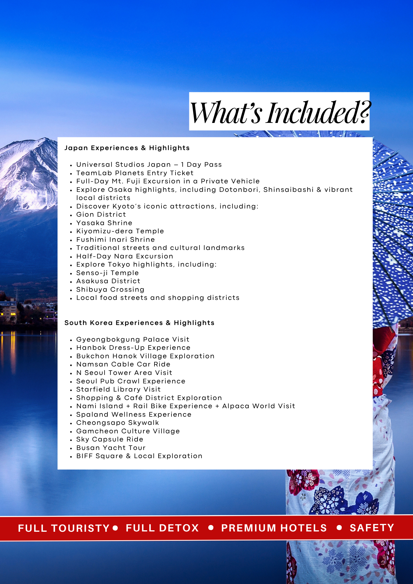 Japan & South Korea | Mixed Group | December Special