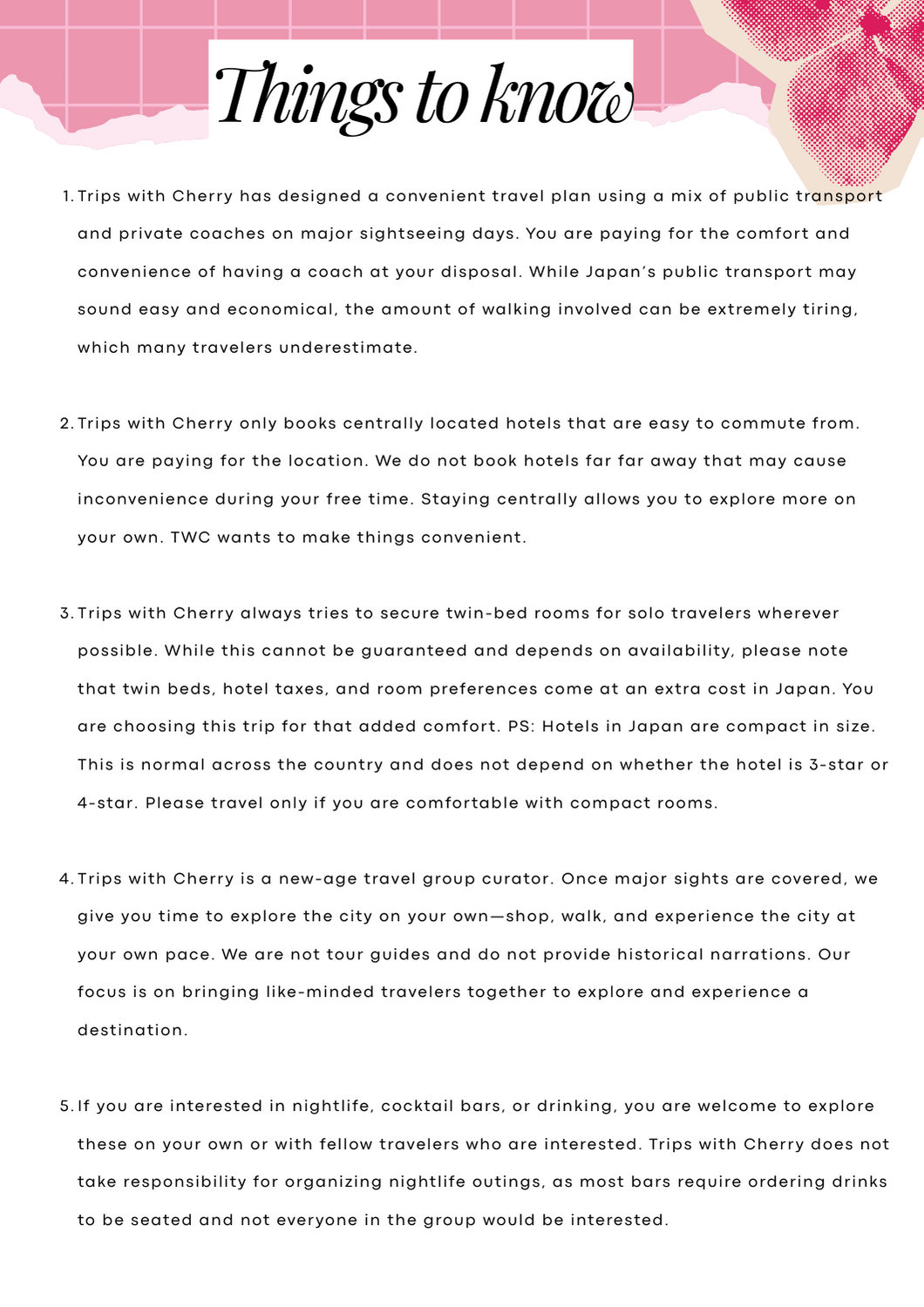 JAPAN Mixed Group | Comfort 1.0 | April