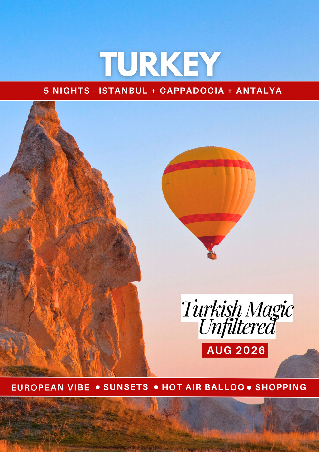 Turkey Mixed Group | Open for All | Open Dates