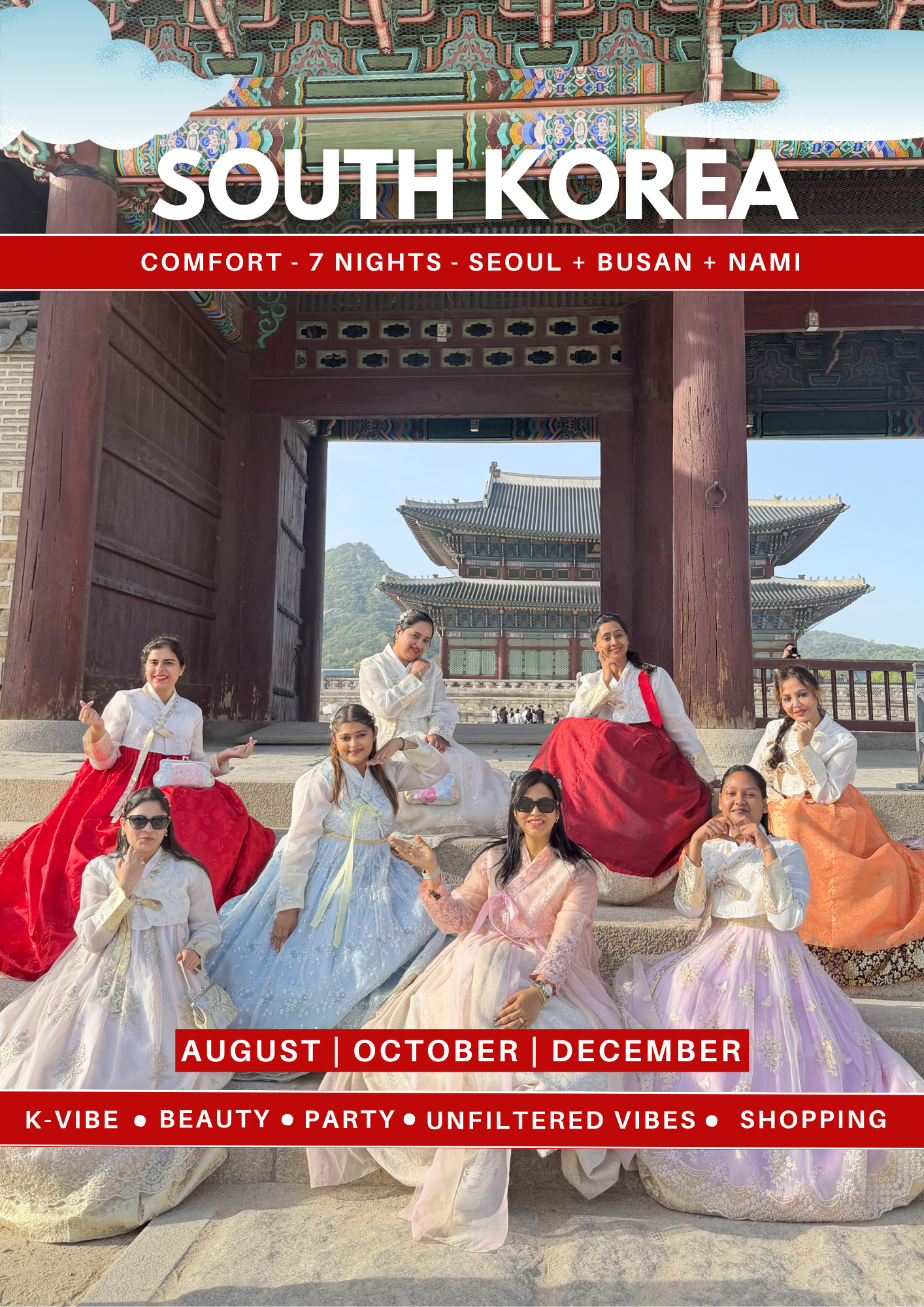 South Korea Girls Trip | Comfort group Trip