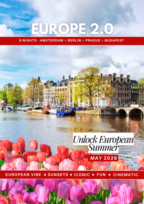 EUROPE | Amsterdam + Berlin + Prague + Budapest  | Mixed Group | MAY