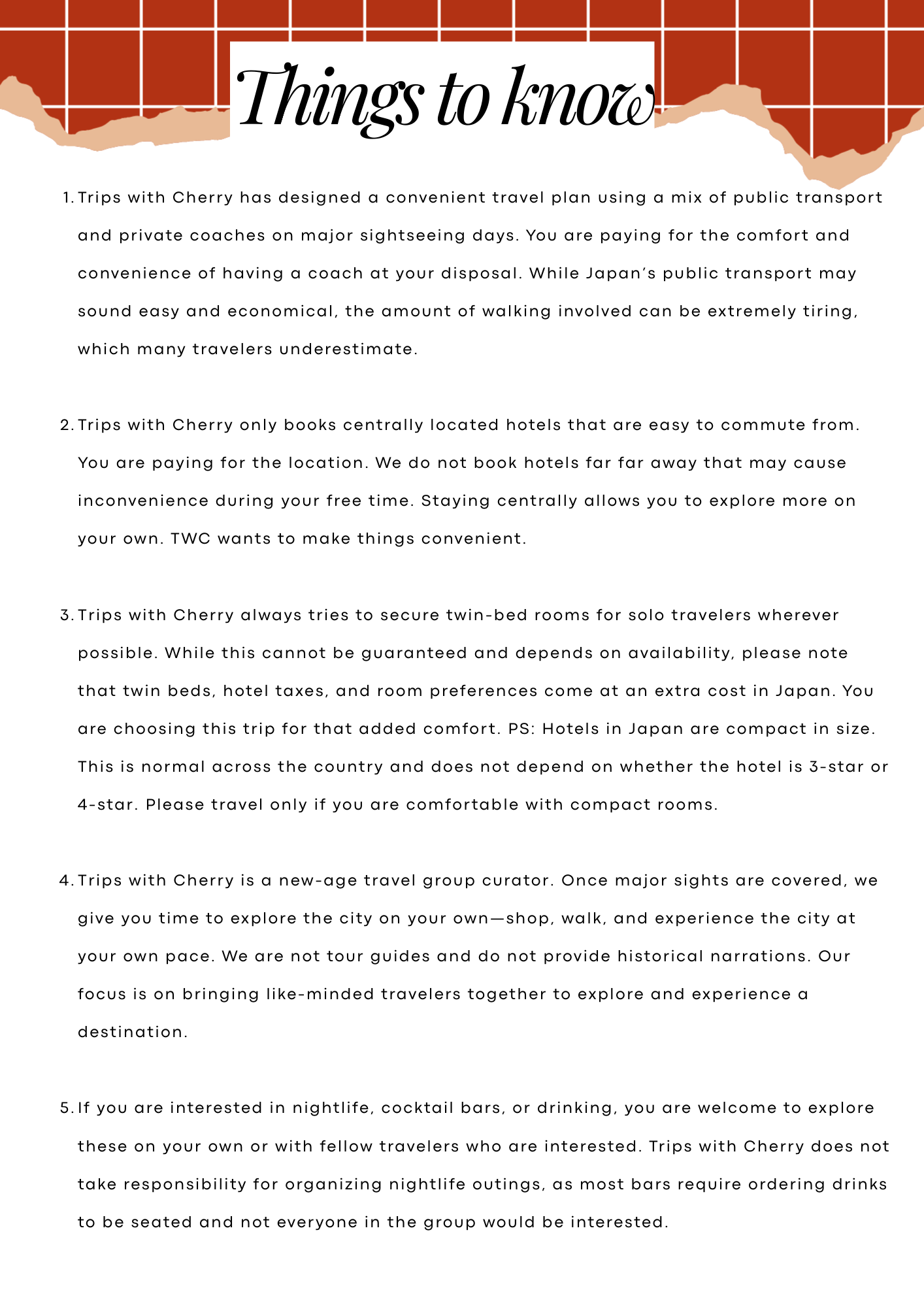 JAPAN Mixed Group | Comfort | October